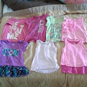 A set of 7 summer tops